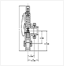 Danco D42UU Shipboard air compressor pressure relief valve drawing