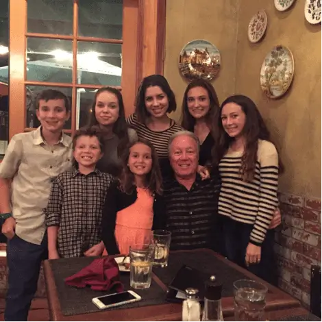 Chuck Dante and his grandchildren