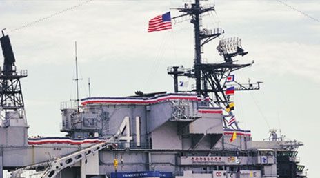 Enterprise and Doris Miller aircraft carriers