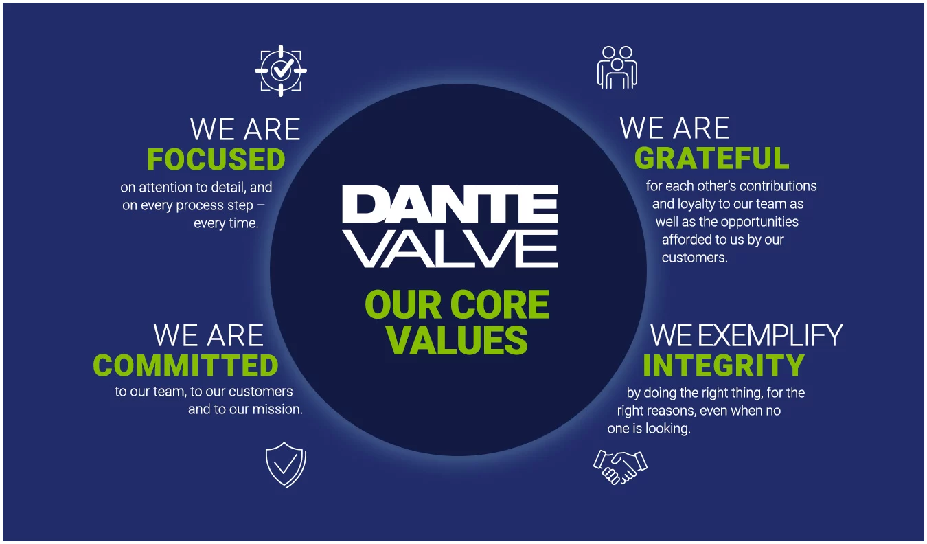 Dante Valve core values