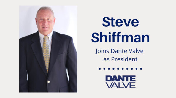 Steve Shiffman Joins Dante Valve as President